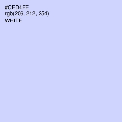 #CED4FE - Tropical Blue Color Image